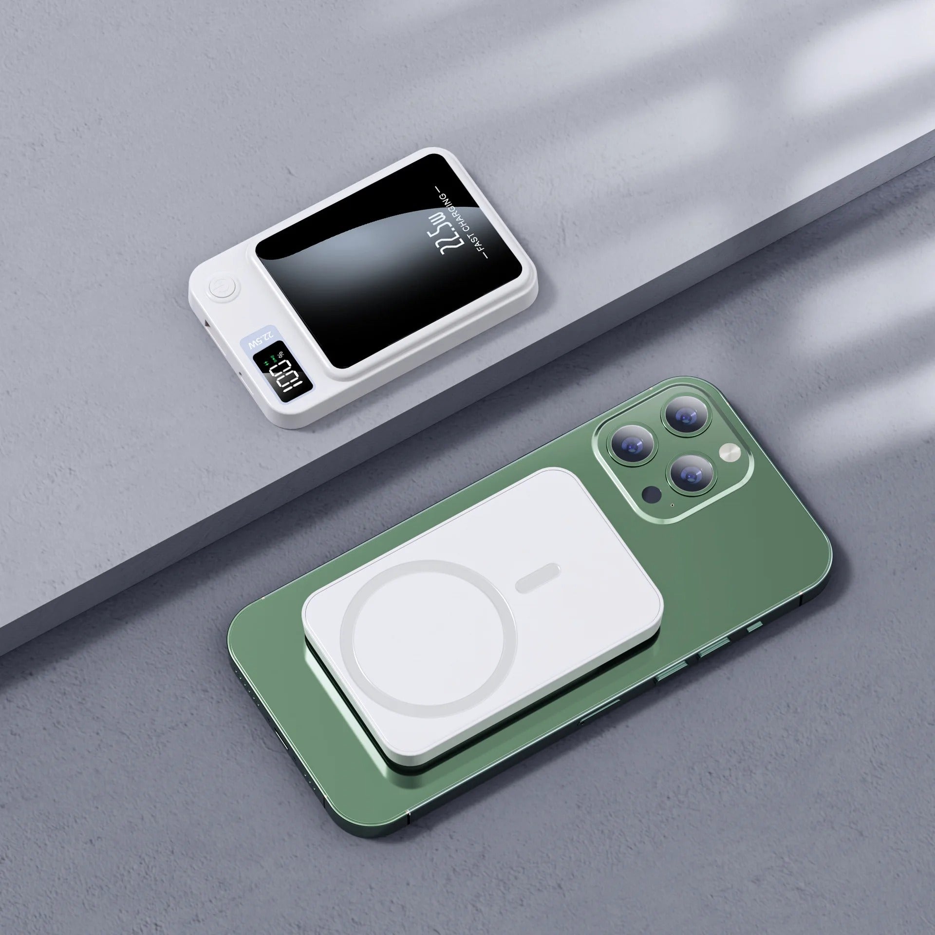 10thousand MAh Magnetische Kabellose Powerbank, Superschnelles Aufladen, Tragbare Externe Akku-Powerbank Fr