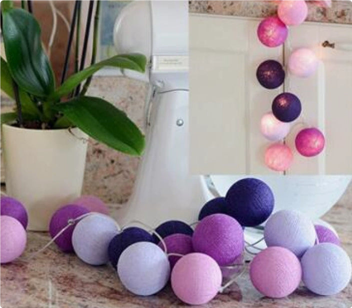 LED cotton ball lights