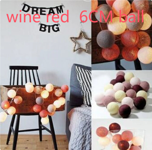 LED cotton ball lights