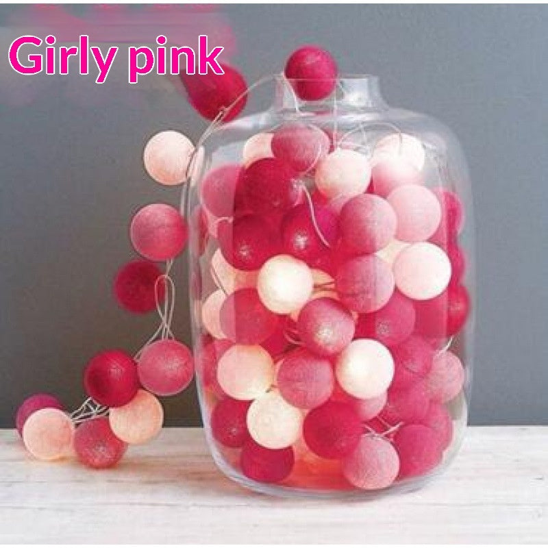 LED cotton ball lights
