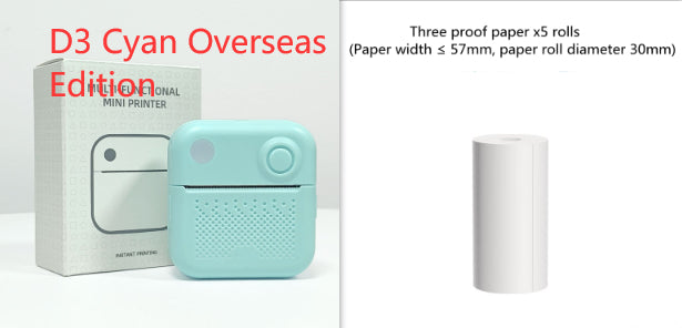 Mini Label Printer Student Pocket Portable Printer